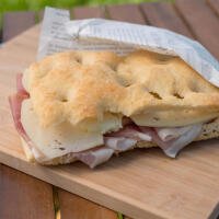 La classica con crudo Toscano - Il Baretto Bianco Azzurro