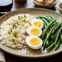 Riso uova e fagiolini - Circuito del gusto