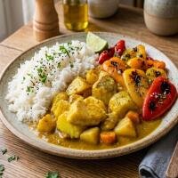 Riso pollo e peperoni - Circuito del gusto