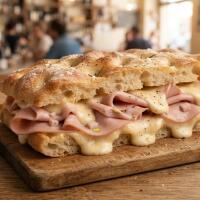 Focaccia Mortadella e crema ai formaggi - Circuito del gusto
