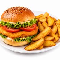 Chicken Burger - Pizza Twist