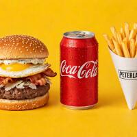 Menu Carbonara Burger - Peterland Giarre