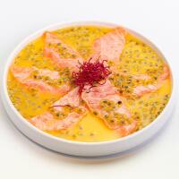 053.- CARPACCIO FLAMBE DI SALMONE - Leon D'Oro Sushi - Cassola