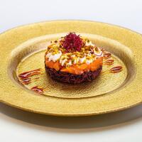 044.- Tartare salmone e pistacchio - Leon D'Oro Sushi - Vicenza